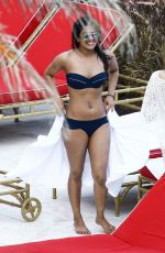 PRIYANKA CHOPRA in Bikini at Her Hotel Pool in Miami 05/12/2017