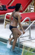 PRIYANKA CHOPRA in Bikini at Her Hotel Pool in Miami 05/12/2017