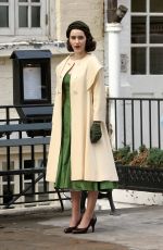 RACHEL BROSNAHAN on the Set of The Marvelous Mrs. Maisel in New York 05/24/2017