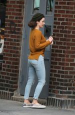 RACHEL BROSNAHAN on the Set of The Marvelous Mrs. Maisel in New York 05/24/2017