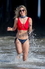 RACHEL MCCORD and TERI ANDREZ in Bikinis on the Beach in Santa Monica 05/28/2017