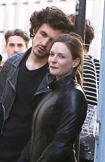 REBECCA FERGUSON Leaves Mission Impossible 6 Shooting in Paris 05/10/2017