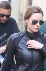 REBECCA FERGUSON Leaves Mission Impossible 6 Shooting in Paris 05/10/2017
