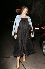 REBECCA GAYHEART Leaves Chateau Marmont in Los Angeles 05/12/2017