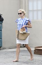 REESE WITHERSPOON Barefoot Leaves a Spa in Los Angeles 05/22/2017