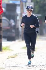 REESE WITHERSPOON Out for a Morning Run in Los Angeles 05/15/2017