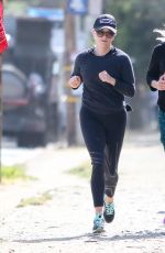 REESE WITHERSPOON Out for a Morning Run in Los Angeles 05/15/2017