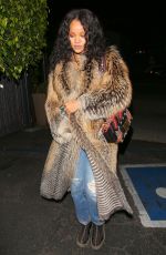 RIHANNA Arrives at Giorgio Baldi Restaurant in Santa Monica 05/11/2017