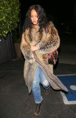 RIHANNA Arrives at Giorgio Baldi Restaurant in Santa Monica 05/11/2017
