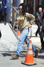 RIHANNA Arrives on the Set of Ocean