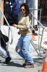 RIHANNA Arrives on the Set of Ocean