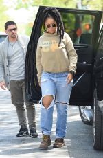 RIHANNA Arrives on the Set of Ocean