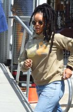 RIHANNA Arrives on the Set of Ocean