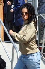 RIHANNA Arrives on the Set of Ocean