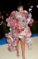 RIHANNA at 2017 MET Gala in New York 05/01/2017