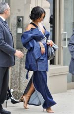 RIHANNA Leaves Her Apartment in New York 05/23/2017
