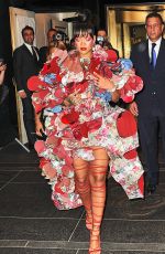 RIHANNA on Her Way to MET Gala in New York 05/01/2017