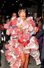 RIHANNA on Her Way to MET Gala in New York 05/01/2017