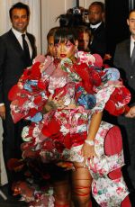 RIHANNA on Her Way to MET Gala in New York 05/01/2017