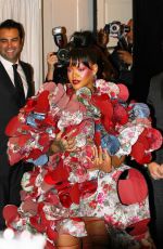 RIHANNA on Her Way to MET Gala in New York 05/01/2017