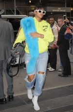 RIHANNA Out and About in New York 05/01/2017