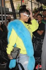 RIHANNA Out and About in New York 05/01/2017