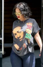 RIHANNA Out and About in New York 05/24/2017