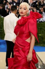 RITA ORA at 2017 MET Gala in New York 05/01/2017