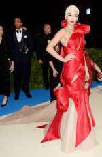 RITA ORA at 2017 MET Gala in New York 05/01/2017
