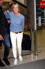 ROBIN WRIGHT PENN Arrives at Airport in Nice 05/16/2017