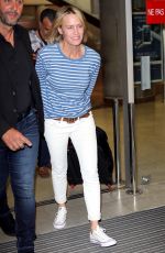 ROBIN WRIGHT PENN Arrives at Airport in Nice 05/16/2017