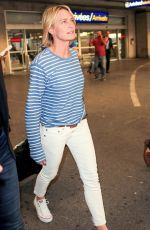 ROBIN WRIGHT PENN Arrives at Airport in Nice 05/16/2017