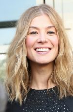 ROSAMUND PIKE Arrives at Le Quotidien TV Show in Paris 05/09/2017