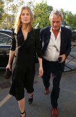ROSAMUND PIKE Arrives at Le Quotidien TV Show in Paris 05/09/2017