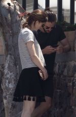ROSE LESLIE and Kit Harington Out in Santorini 05/06/2017