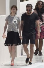 ROSE LESLIE and Kit Harington Out in Santorini 05/06/2017