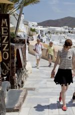 ROSE LESLIE and Kit Harington Out in Santorini 05/06/2017