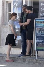 ROSE LESLIE and Kit Harington Out in Santorini 05/06/2017