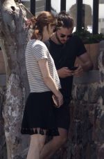 ROSE LESLIE and Kit Harington Out in Santorini 05/06/2017