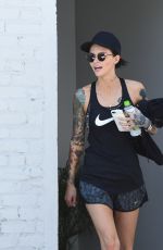 RUBY ROSE Leaves a Gym in West Hollywood 05/28/2017