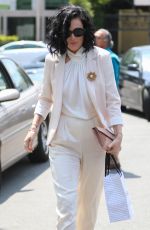 RUMER WILLIS Leaves Fig & Olive Restaurant in West Hollywood 05/17/2017