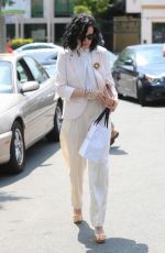 RUMER WILLIS Leaves Fig & Olive Restaurant in West Hollywood 05/17/2017