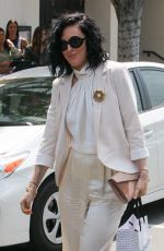 RUMER WILLIS Leaves Fig & Olive Restaurant in West Hollywood 05/17/2017