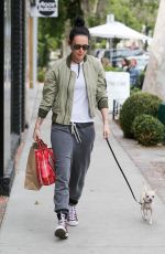 RUMER WILLIS Takes Her Dog Out in Los Angeles 05/08/2017