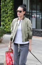 RUMER WILLIS Takes Her Dog Out in Los Angeles 05/08/2017
