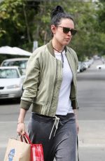 RUMER WILLIS Takes Her Dog Out in Los Angeles 05/08/2017