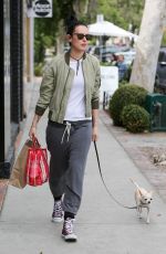 RUMER WILLIS Takes Her Dog Out in Los Angeles 05/08/2017