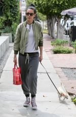 RUMER WILLIS Takes Her Dog Out in Los Angeles 05/08/2017