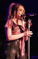 SABRINA CARPENTER Performs at a Concert in Milano 05/22/2017