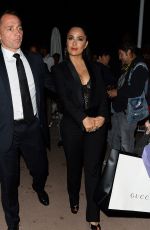 SALMA HAYEK Arrivesa at Paul Allen